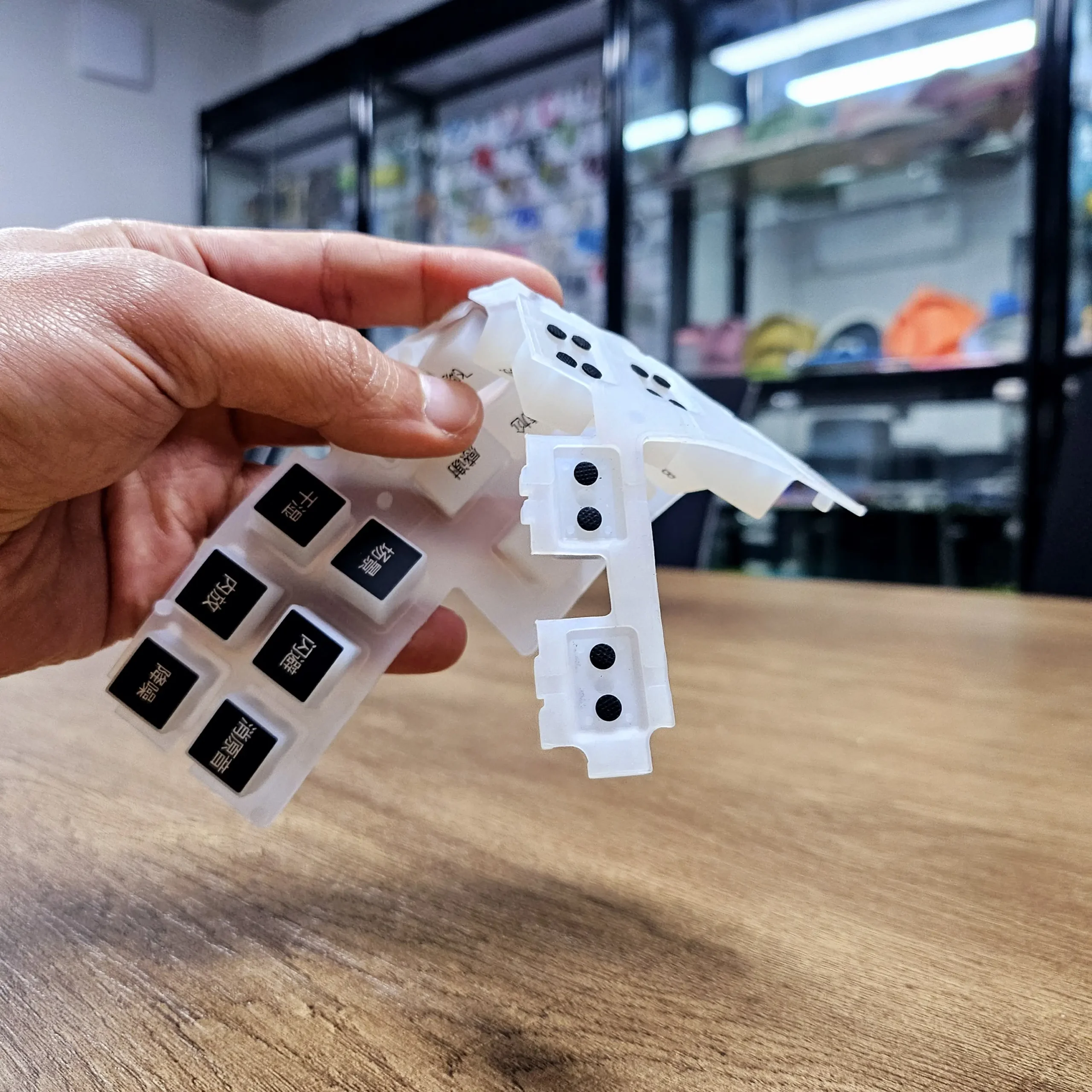 Silicone keypads and switches