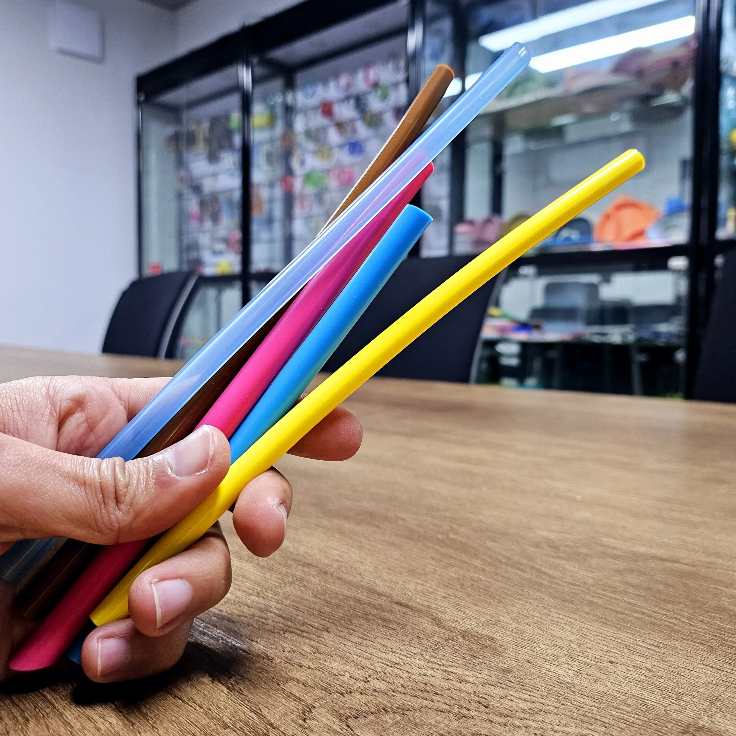 Silicone straws