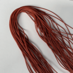 Brown silicone rubber cord