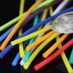 Vibrant color silicone rubber cord