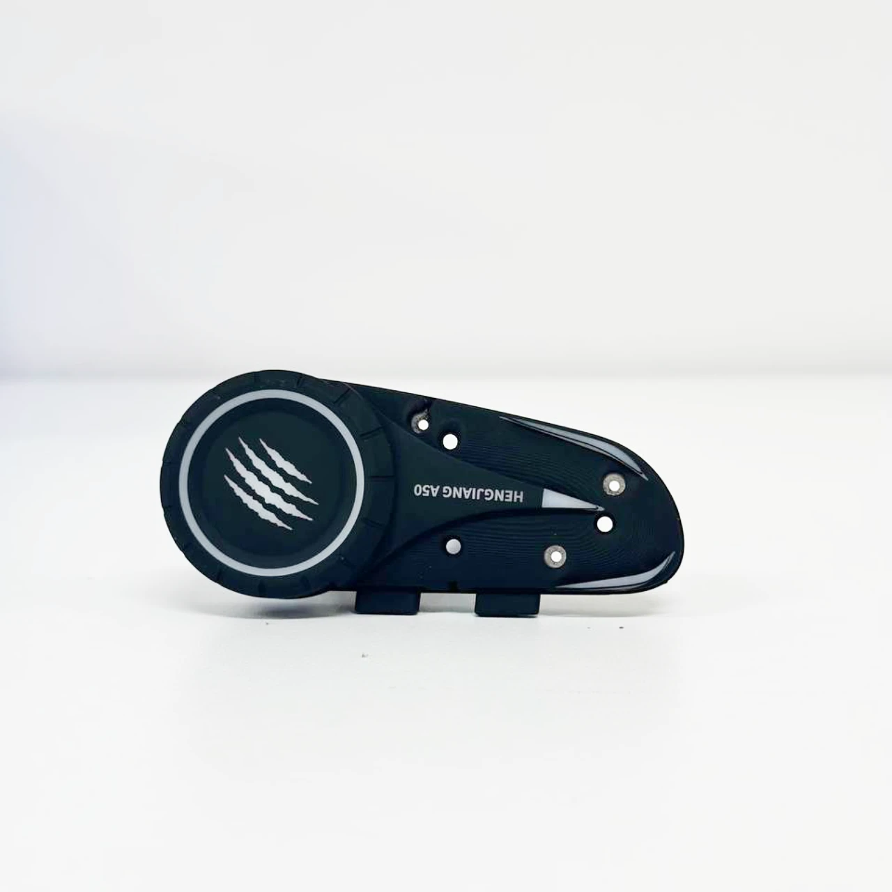 Custom silicone case for motorcycle intercom, compression molded, custom texture and deboss, Dongguan