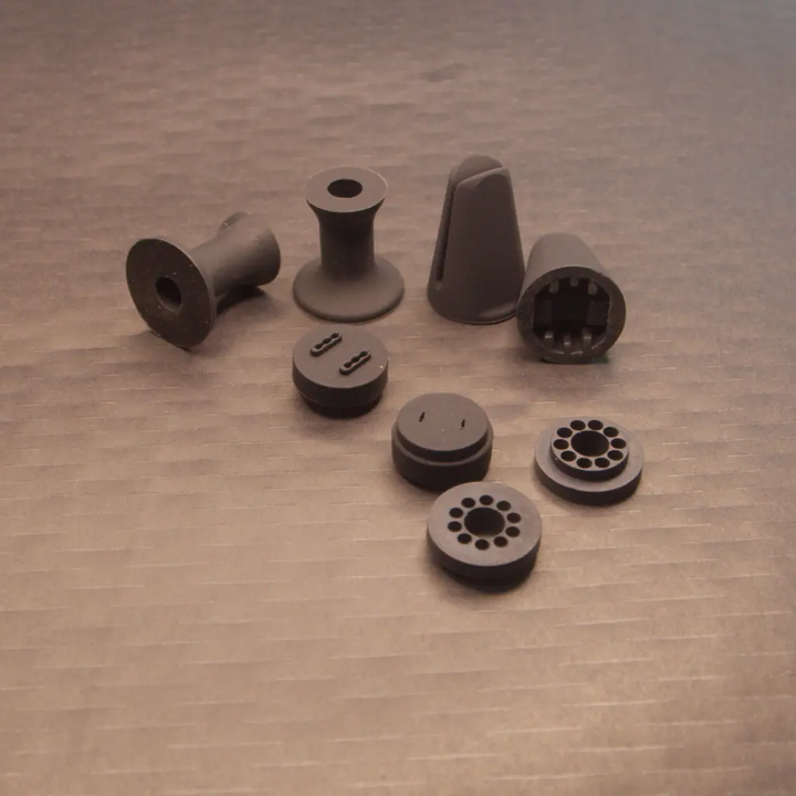 Silicone grommets in various shapes