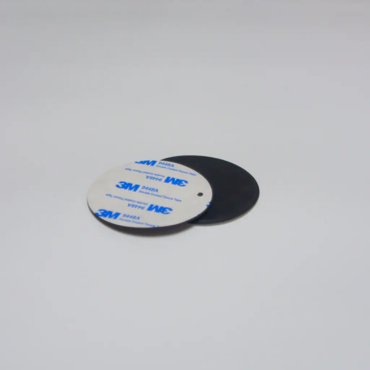 Round 3M silicone double-coated tape discs