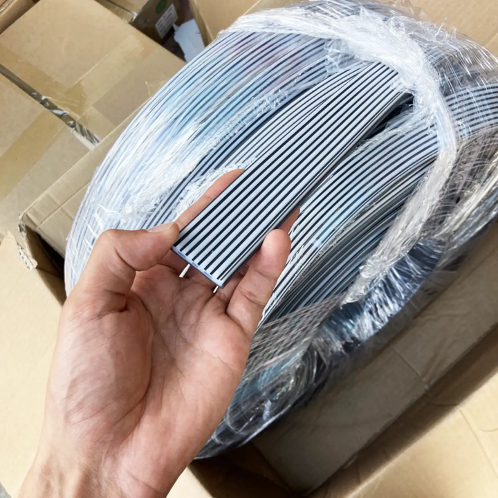 Long silicone LED diffuser profile
