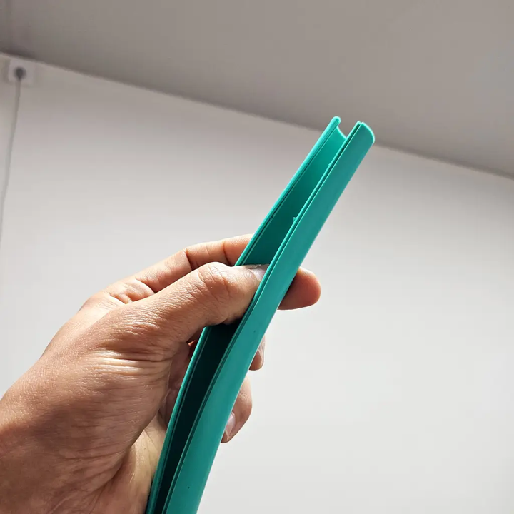 Reusable silicone drinking straw