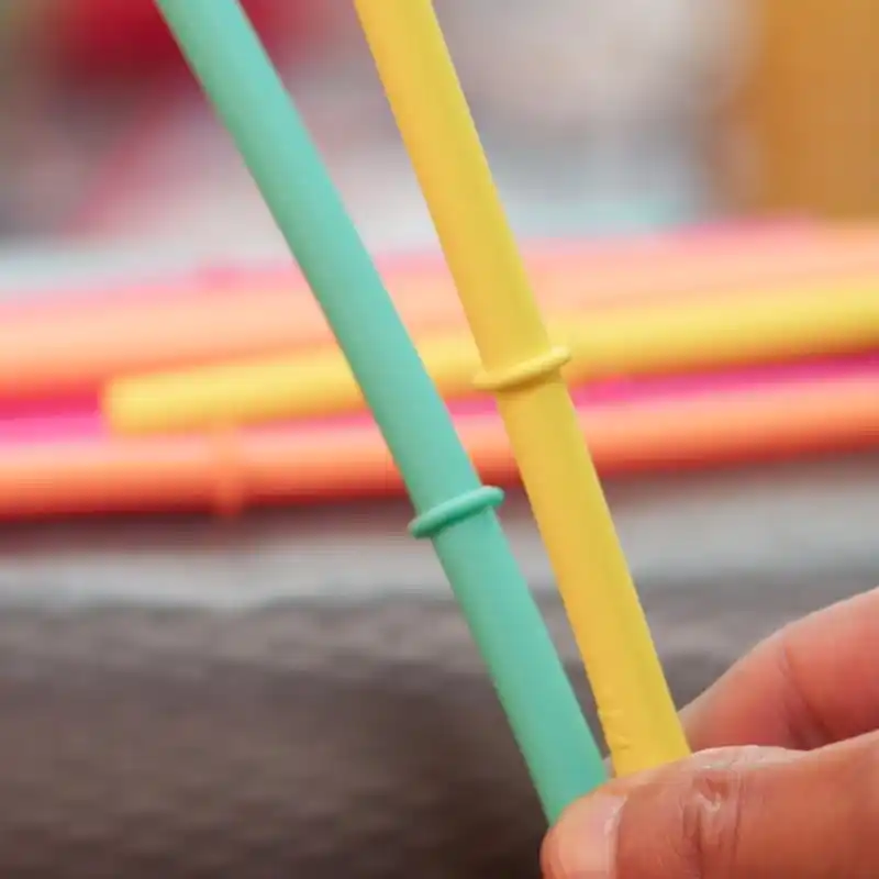silicone straw