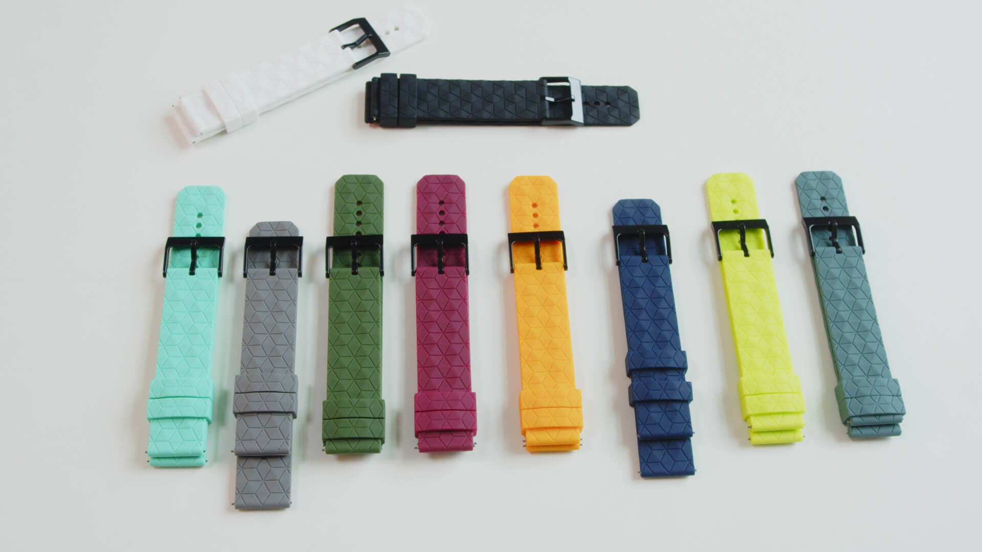 classic watch silicone bands with honeycomb patterns. Dabojin Silicone Product Manufactory