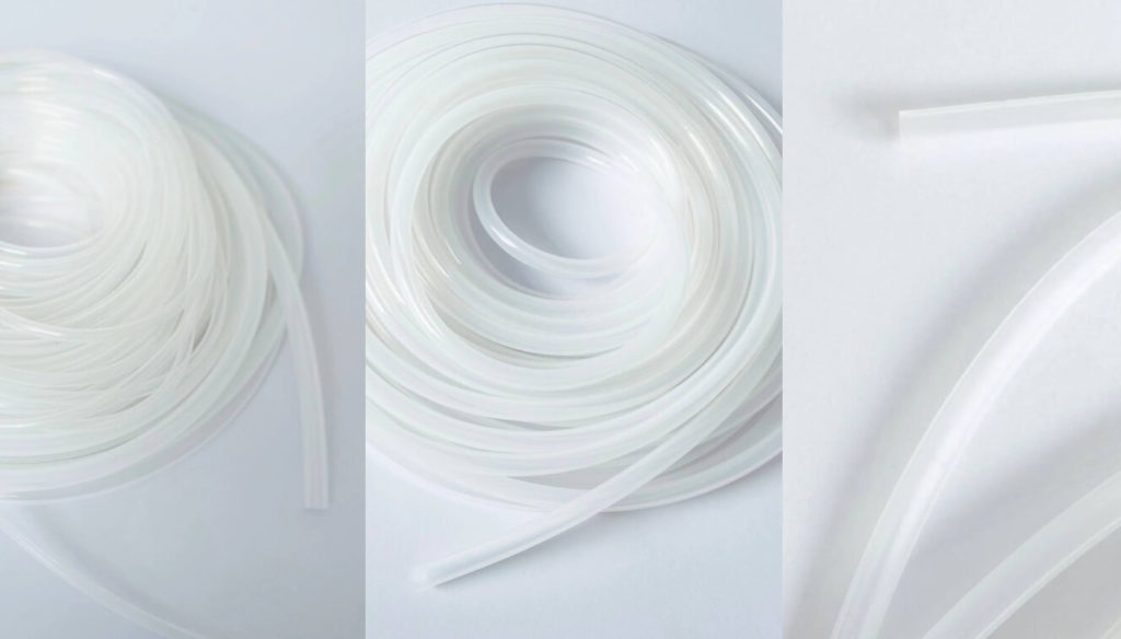 white silicone tube for medical use